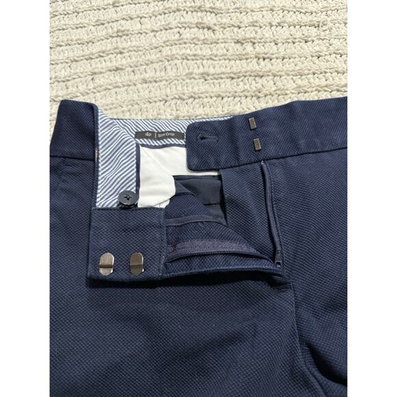 Talbots Slim Crop Chino Pants Women's Size 4P 4 Petite Blue Stretch JO3069 - Picture 8 of 9